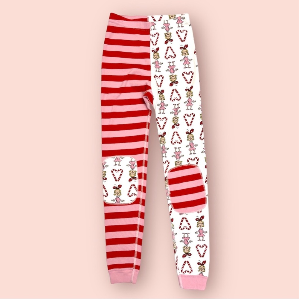 Hanna Andersson The Grinch Holiday Long John Pajama Pants 140 cm